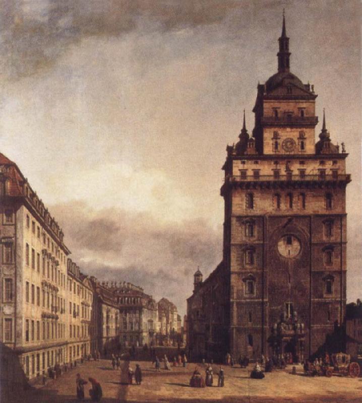 Bernardo Bellotto Square with the Kreuz Kirche in Dresden Germany oil painting art